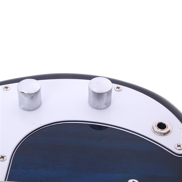 【AM不售卖】GP 四弦分离式单拾音器 化蓝色-白护板 S101 P贝司-9
