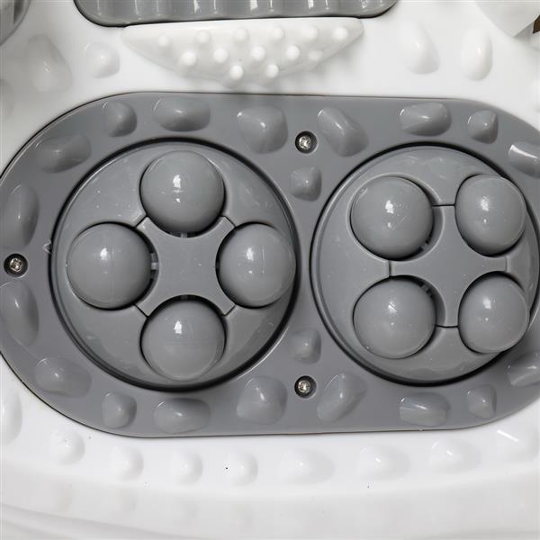 美规ETL认证 110V 300/400/500W 灰色 PP新料 带触摸屏数码显示变频 自动滚轮8802 足浴盆-12