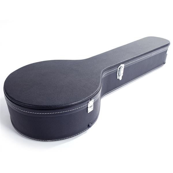 【AM不售卖】PVC 随琴身型 黑色细纹 四弦班卓琴 班卓琴皮盒-6