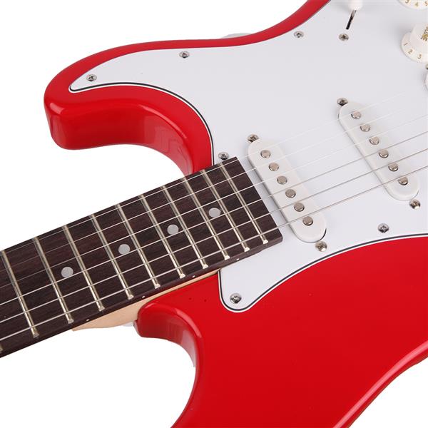 【AM不售卖】GST 单-单-单拾音器 玫瑰木指板 红色-白护板 S101 ST电吉他-12