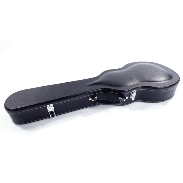 【AM不售卖】PVC 随琴身鼓面型 黑色细纹 GLP电吉他  电吉他皮盒-31