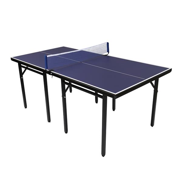 183*91.5*76.5cm MDF 紫蓝色 XD-086 S001 可折叠 室内 儿童/青少年 乒乓球桌-1