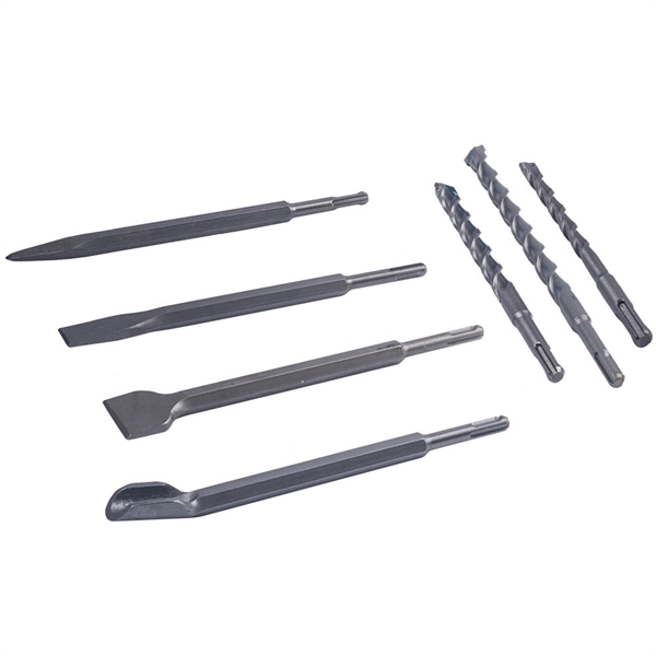 钻头凿子套件Drill Bits Chisel for SDS PLUS Rotary Hammer BIt for Bosch for Makita Tool Kit-4