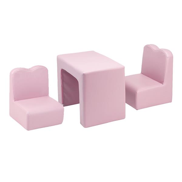 N101 1set 单人二合一 美标PU 49*32*39cm 长方形 粉色 现代 一岁以上儿童 儿童沙发-10