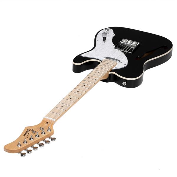 【AM不售卖】GTL 半空心单-单拾音器 玫瑰木指板 黑色-白珍珠护板 S201 TL电吉他-17