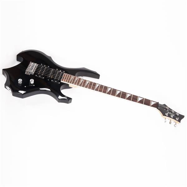 【AM不售卖】单摇双-单-双拾音器 黑色 S101 火焰电吉他-14
