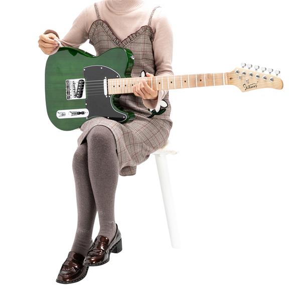 【AM不售卖】GTL 实心单-单拾音器 枫木指板 绿色-黑护板 S101 TL电吉他-18