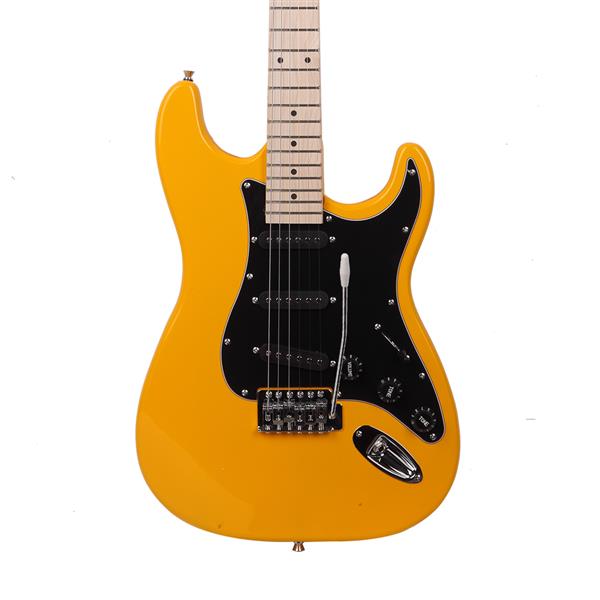【AM不售卖】GST 单-单-单拾音器 枫木指板 橘黄色-黑护板 S102 ST电吉他-9