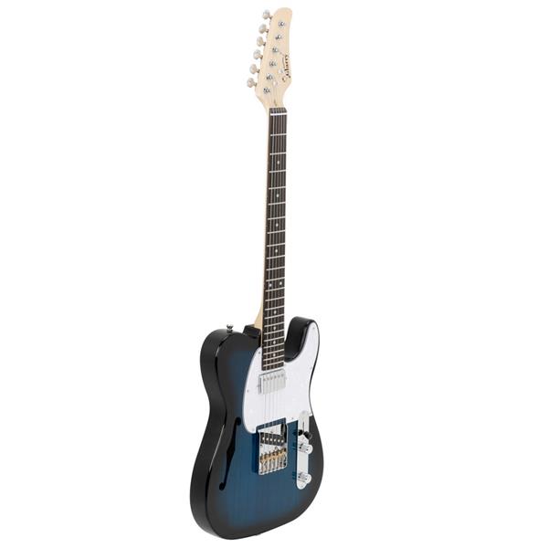 【AM不售卖】GTL 半空心双-单拾音器 玫瑰木指板 化蓝色-白护板 S101 TL电吉他-9