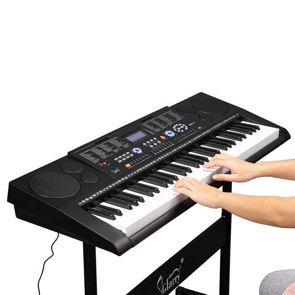 【AM不售卖】GEP-102 61键 黑色 教学多功能 电子琴+支架套装-23