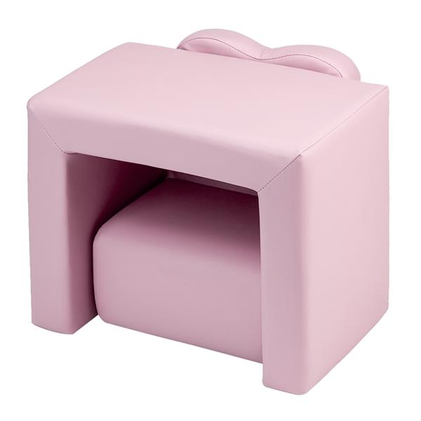 N101 1set 单人二合一 美标PU 49*32*39cm 长方形 粉色 现代 一岁以上儿童 儿童沙发-7