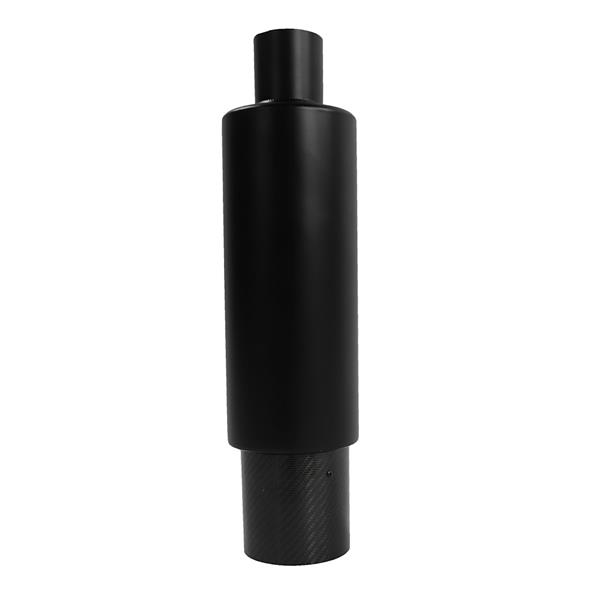 尾喉消音器-SS304+black paint+carbon tip,-4-2.5-19-3