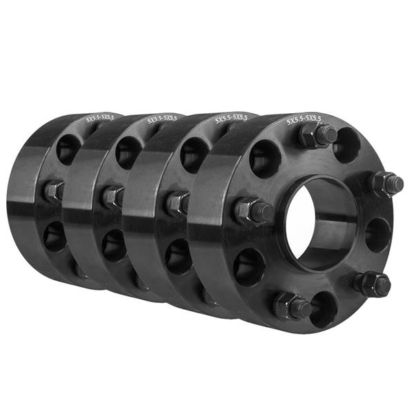 4pcs Professional Hub Centric Wheel Adapters for Dodge Ram 1500 2012-2016 Black-2