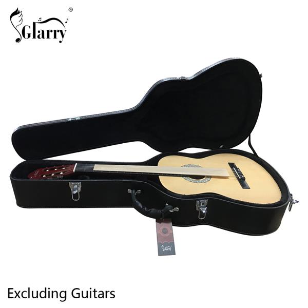 【AM不售卖】PVC 随琴身型 黑色细纹 39in 古典 吉他皮盒-16