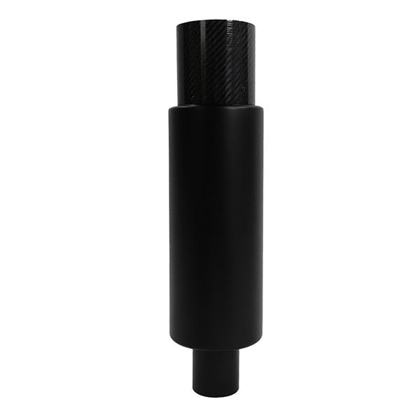 尾喉消音器-SS304+black paint+carbon tip,-4-2.5-19-4