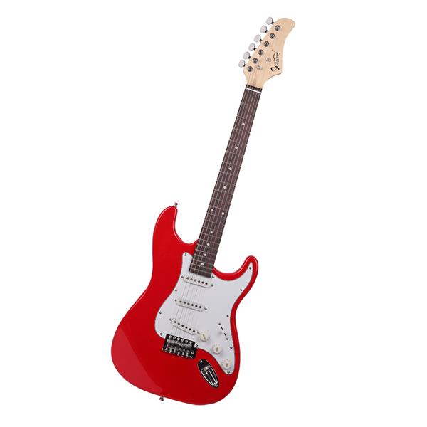 【AM不售卖】GST 单-单-单拾音器 玫瑰木指板 红色-白护板 S101 ST电吉他-8