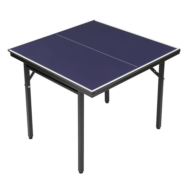 183*91.5*76.5cm MDF 紫蓝色 XD-086 S001 可折叠 室内 儿童/青少年 乒乓球桌-23