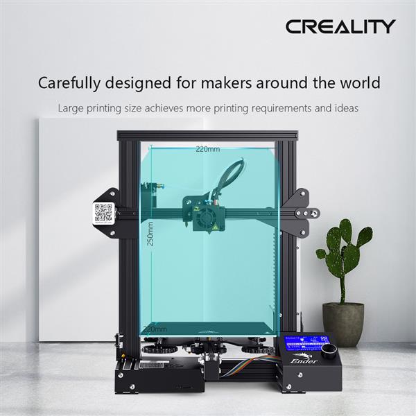 Creality 110V Ender-3 黑色 FDM 3D打印机-9