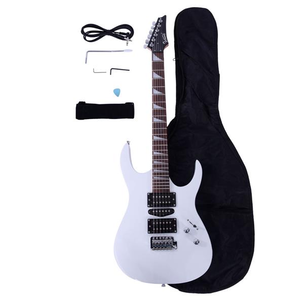 【AM不售卖】双-单-双拾音器 白色 170型电吉他+音箱套装-3