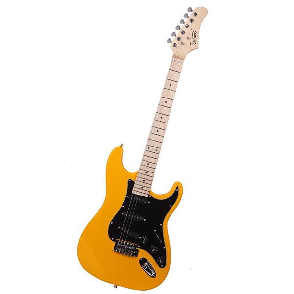 【AM不售卖】GST 单-单-单拾音器 枫木指板 橘黄色-黑护板 S102 ST电吉他-5