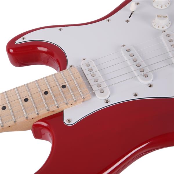 【AM不售卖】GST 单-单-单拾音器 枫木指板 红色-白护板 S201 ST电吉他-13