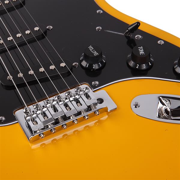 【AM不售卖】GST 单-单-单拾音器 枫木指板 橘黄色-黑护板 S102 ST电吉他-10