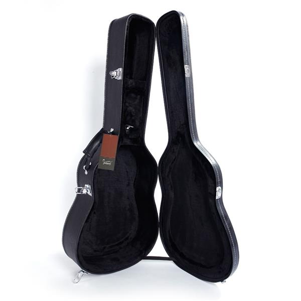 【AM不售卖】PVC 随琴身型 黑色细纹 39in 古典 吉他皮盒-12