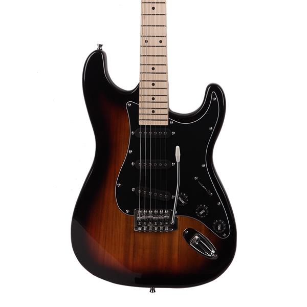 【AM不售卖】GST 单-单-单拾音器 枫木指板 日落色-黑护板 S102 ST电吉他-11