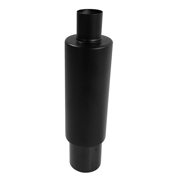 尾喉消音器-SS304+black paint+carbon tip,-4-2.5-19-1