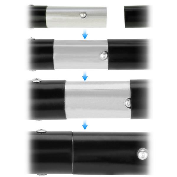 欧规 KS07 45W 长方形 带白伞和黑银伞加柔光箱和背景布支架4灯组合 摄影套装-48