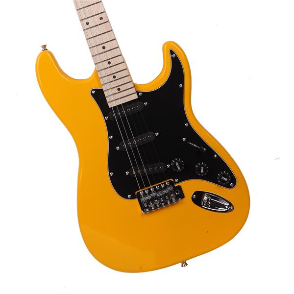 【AM不售卖】GST 单-单-单拾音器 枫木指板 橘黄色-黑护板 S102 ST电吉他-8