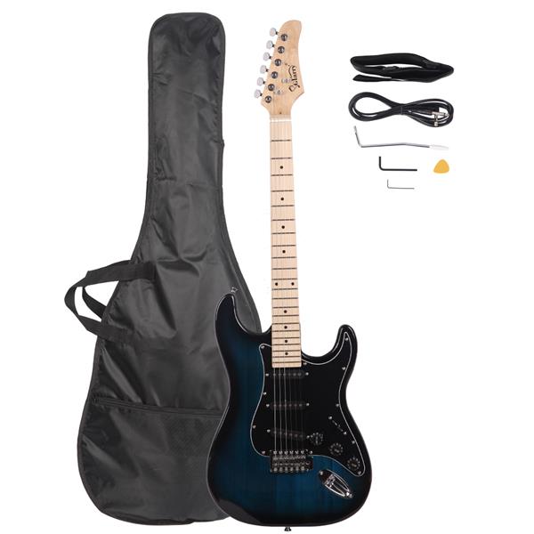 【AM不售卖】GST 单-单-单拾音器 枫木指板 化蓝色-黑护板 S102 ST电吉他-2