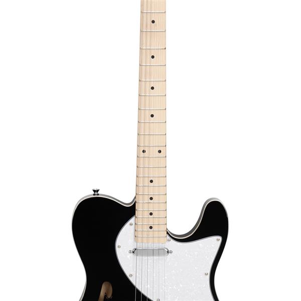 【AM不售卖】GTL 半空心单-单拾音器 玫瑰木指板 黑色-白珍珠护板 S201 TL电吉他-11