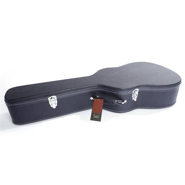 【AM不售卖】PVC 随琴身型 黑色细纹 39in 古典 吉他皮盒-2