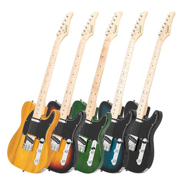 【AM不售卖】GTL 实心单-单拾音器 枫木指板 绿色-黑护板 S101 TL电吉他-22