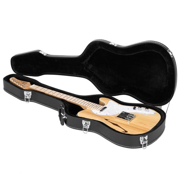 【AM不售卖】PVC 随琴身型 黑色细纹 ST/TL ST/TL 电吉他皮盒-6