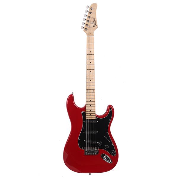 【AM不售卖】GST 单-单-单拾音器 枫木指板 红色-黑护板 S102 ST电吉他-1