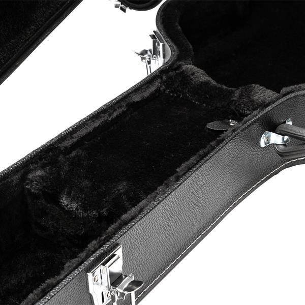 【AM不售卖】PVC 随琴身鼓面型 黑色细纹 Gibson/EPI ES-335爵士电吉他  电吉他皮盒-11