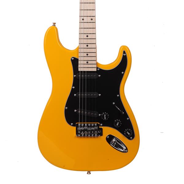 【AM不售卖】GST 单-单-单拾音器 枫木指板 橘黄色-黑护板 S102 ST电吉他-7