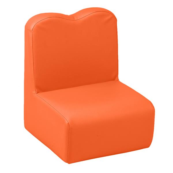 N101 1set 单人二合一 美标PU 49*32*39cm 长方形 橙色 现代 一岁以上儿童 儿童沙发-15