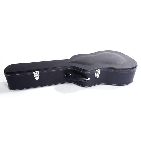 【AM不售卖】PVC 随琴身鼓面型 黑色细纹 41in民谣 吉他皮盒-2