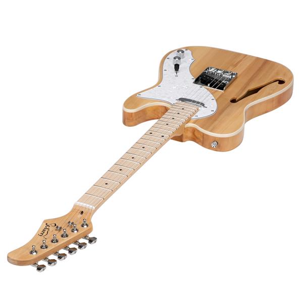 【AM不售卖】GTL 半空心单-单拾音器 玫瑰木指板 原木色-白珍珠护板 S201 TL电吉他-15