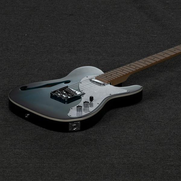 【AM不售卖】GTL 半空心单-单拾音器 玫瑰木指板 化蓝色-白珍珠护板 S201 TL电吉他-19