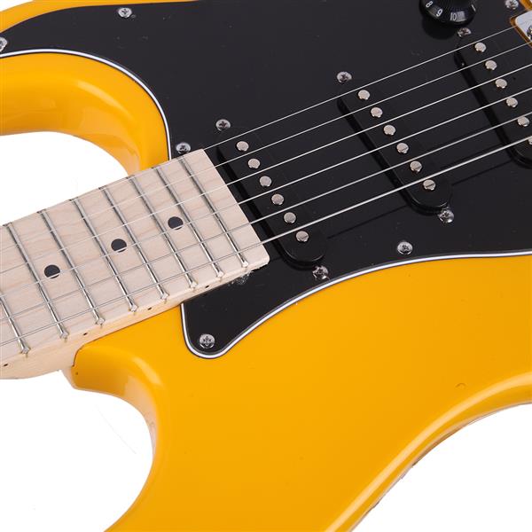 【AM不售卖】GST 单-单-单拾音器 枫木指板 橘黄色-黑护板 S102 ST电吉他-12