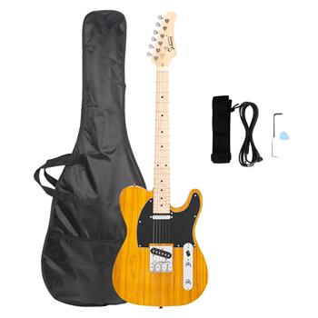 【AM不售卖】GTL 实心单-单拾音器 枫木指板 透明黄-黑护板 S101 TL电吉他