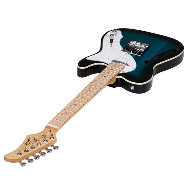 【AM不售卖】GTL 半空心单-单拾音器 玫瑰木指板 化蓝色-白珍珠护板 S201 TL电吉他-15