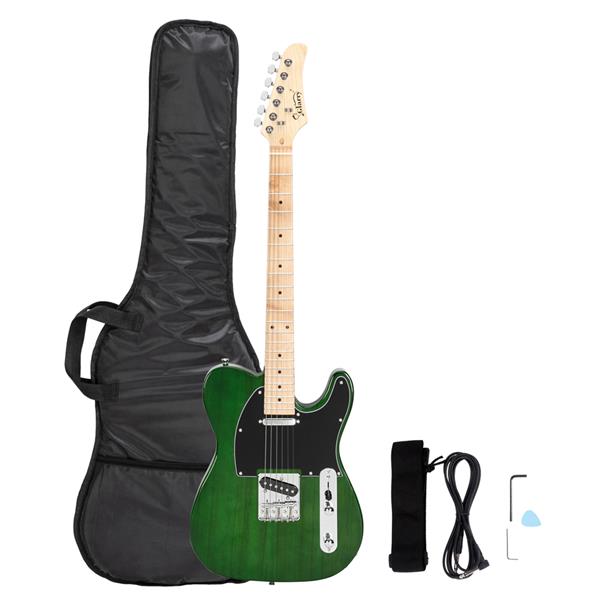 【AM不售卖】GTL 实心单-单拾音器 枫木指板 绿色-黑护板 S101 TL电吉他-1
