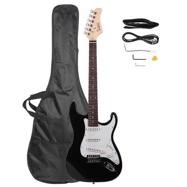 【AM不售卖】GST 单-单-单拾音器 玫瑰木指板 黑色-白护板 S101 ST电吉他-2