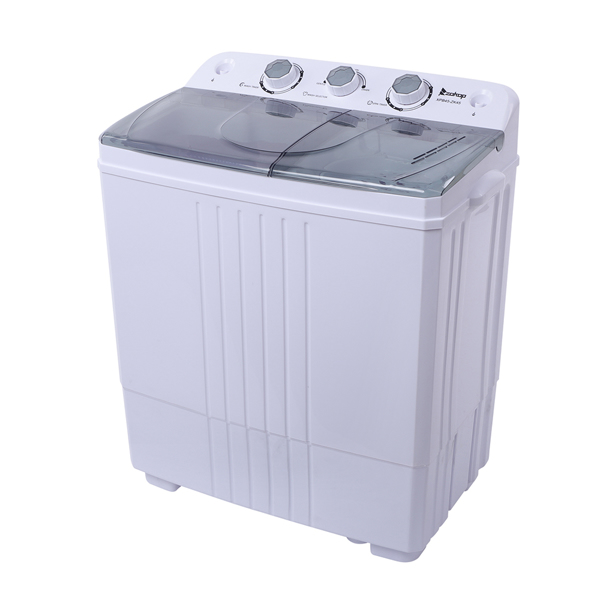 美规 XPB45-ZK45 16.5Lbs 洗衣机 110V 400W 双桶 塑料 灰色盖板 半自动-1