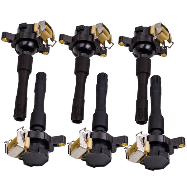 点火线圈模块和配件6 piece Ignition Coilpacks for BMW 323i 2.5L L6 1748017-1